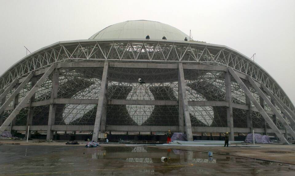 河间温泉馆网架工程